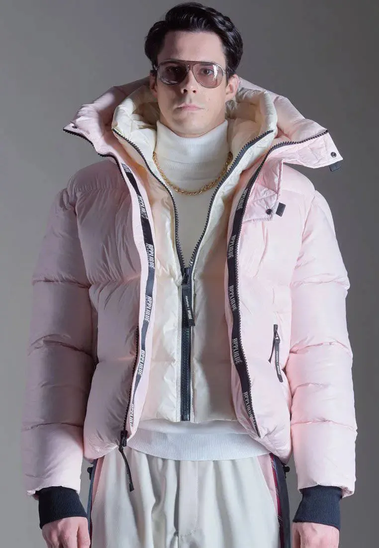 Appliqué by AlphaStyle | Kudu Double Hood Down Jacket