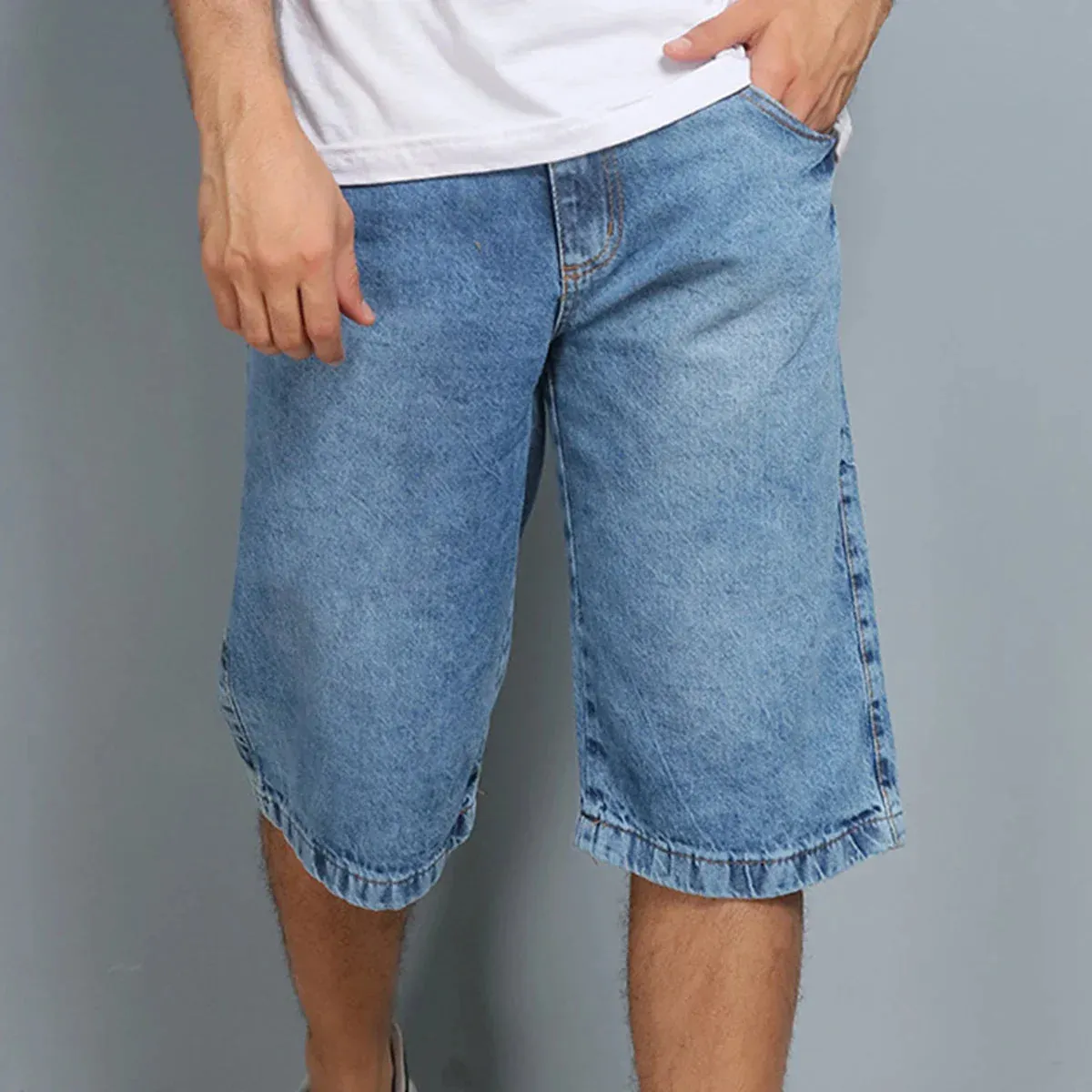 Bermuda Jeans Despojada Masculina