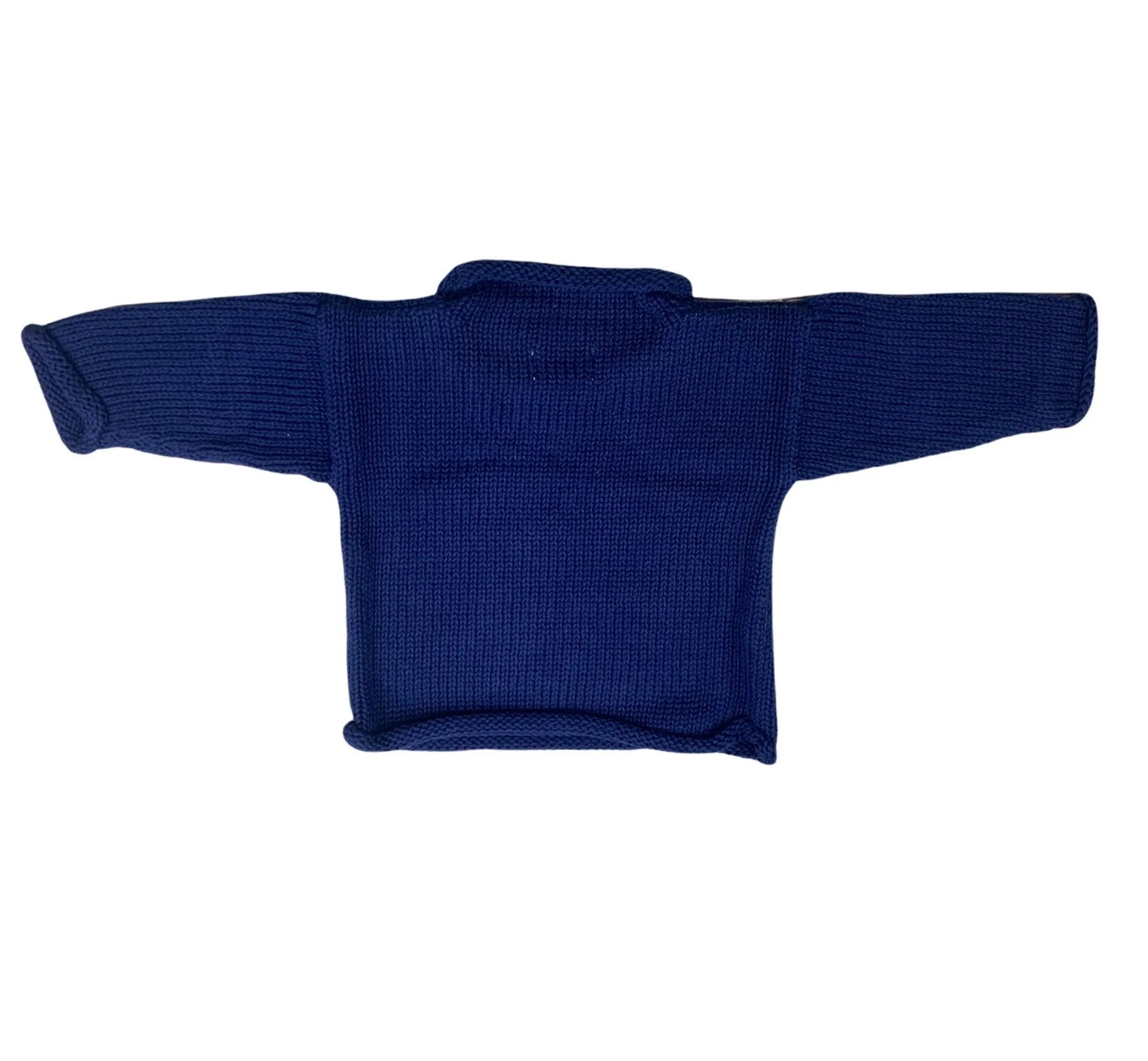 Blue Three Dinosaurs Roll Neck Sweater