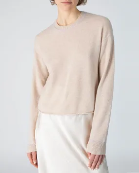 Cashmere Pullover | Soft Oatmeal