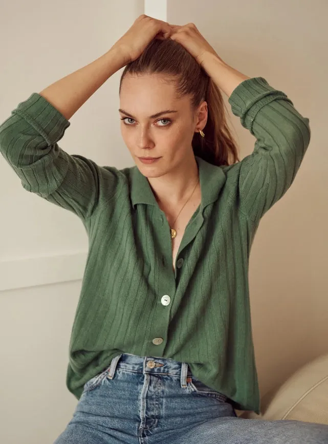 Charlotte Cardigan Green