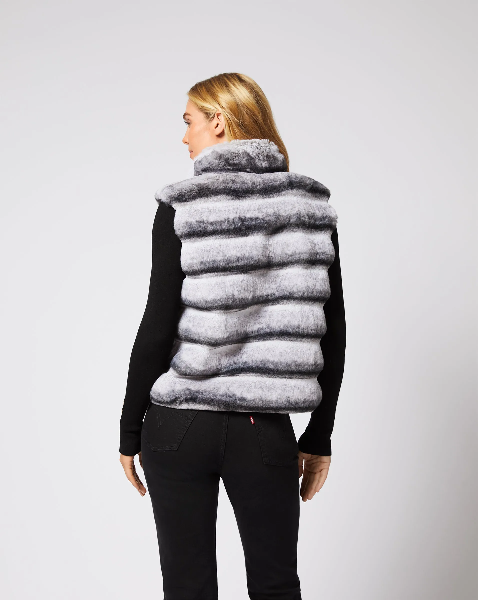 Chinchilla Faux Fur Vest