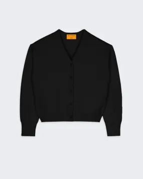 Collegiate Cardigan In Cashmere - Black