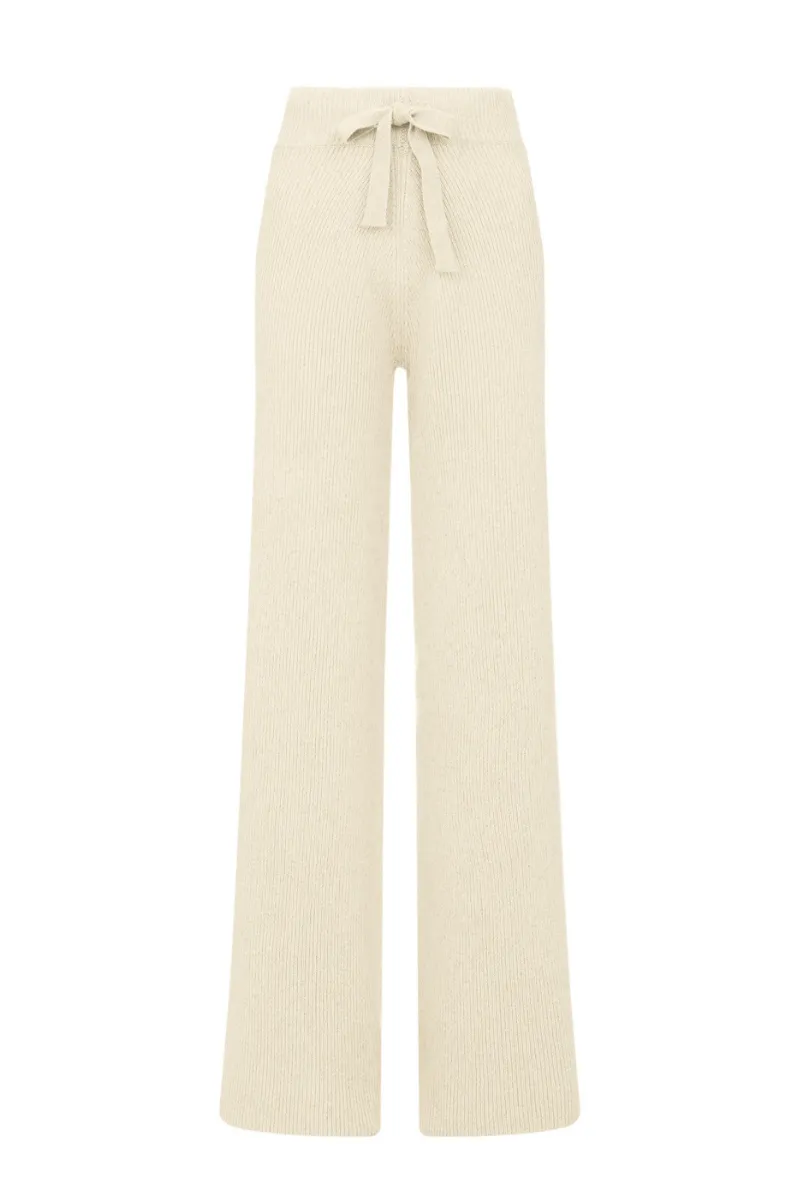 COMO CASHMERE TROUSER IN CREAM