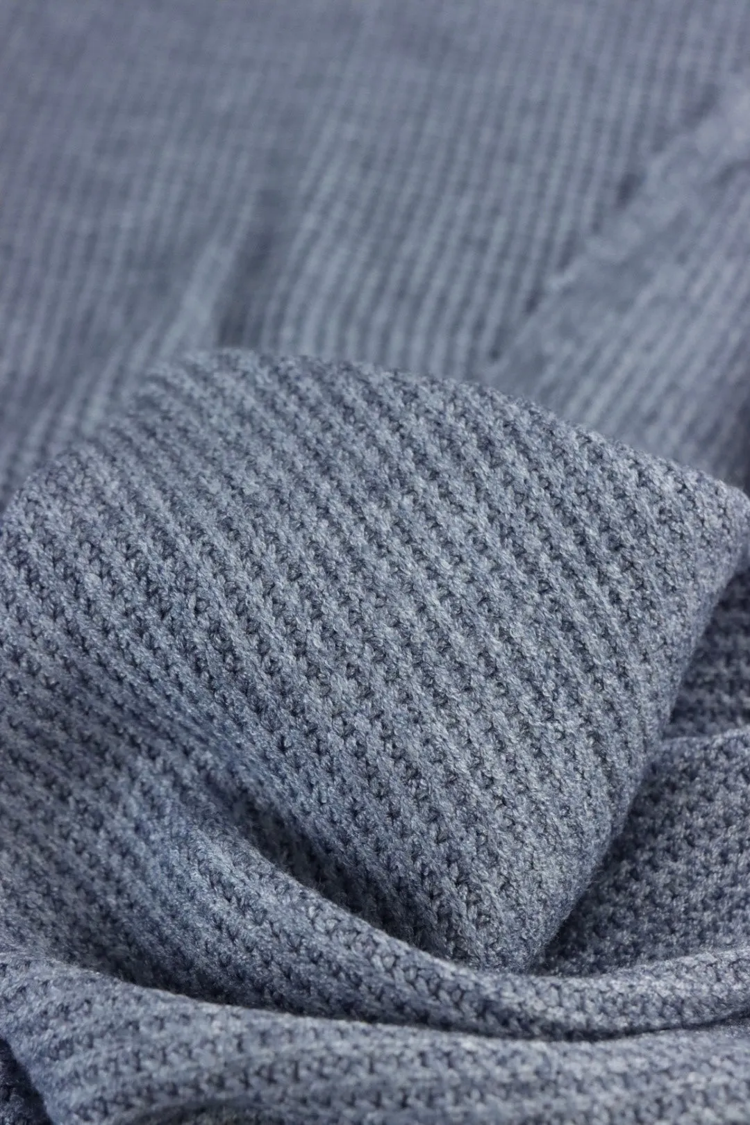 Denim Cloud Cashmere Sweater Knit