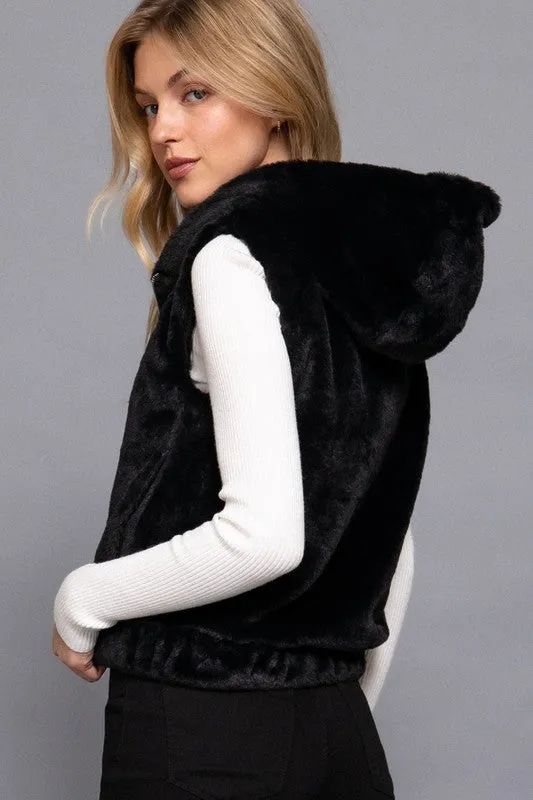 Faux Fur Vests - 2 Colors!