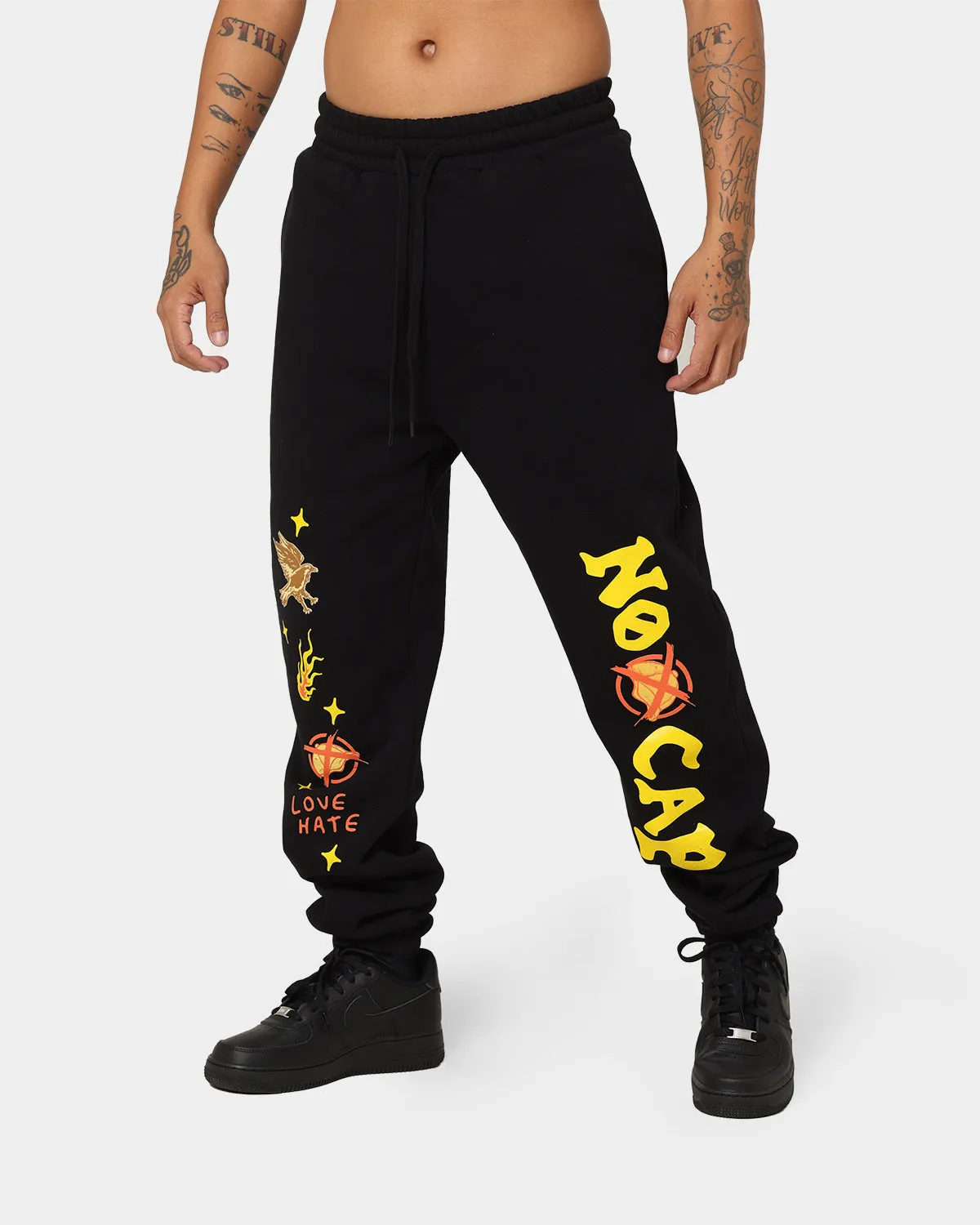 Goat Crew Backend Child Track Pants Black