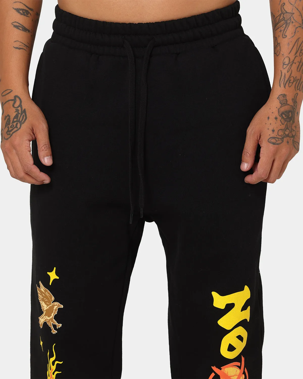 Goat Crew Backend Child Track Pants Black