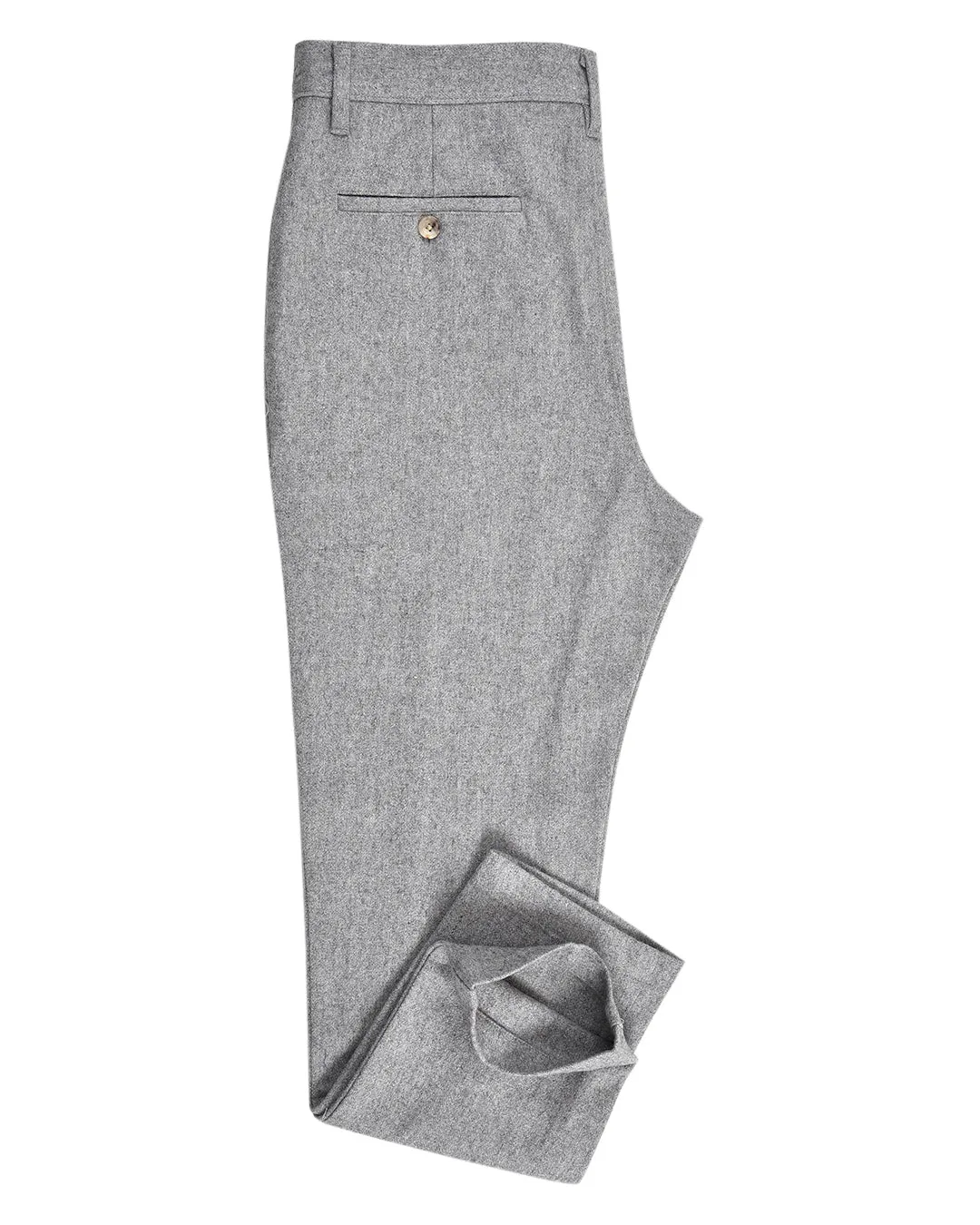 Grey Wool Winter Pant