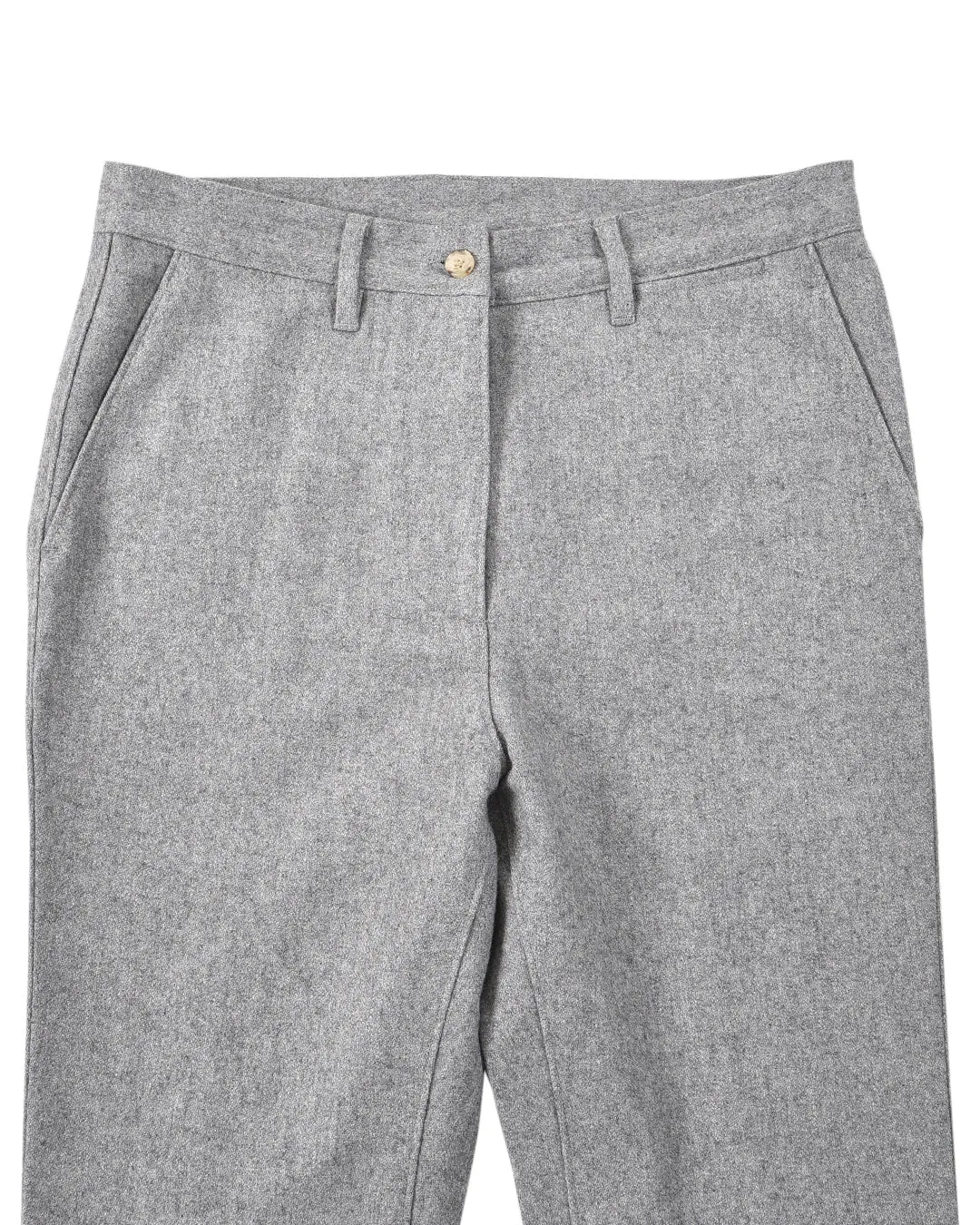 Grey Wool Winter Pant