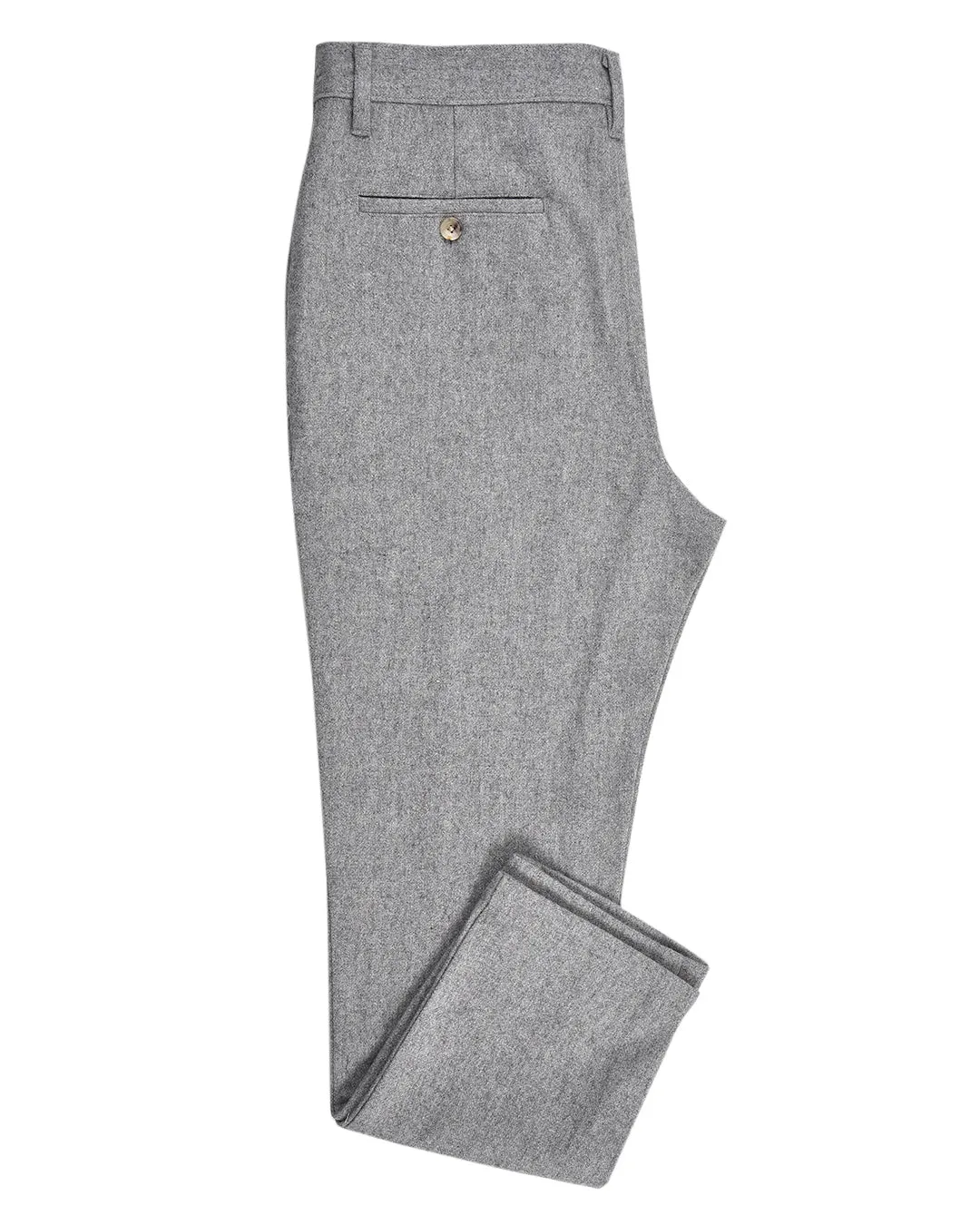 Grey Wool Winter Pant