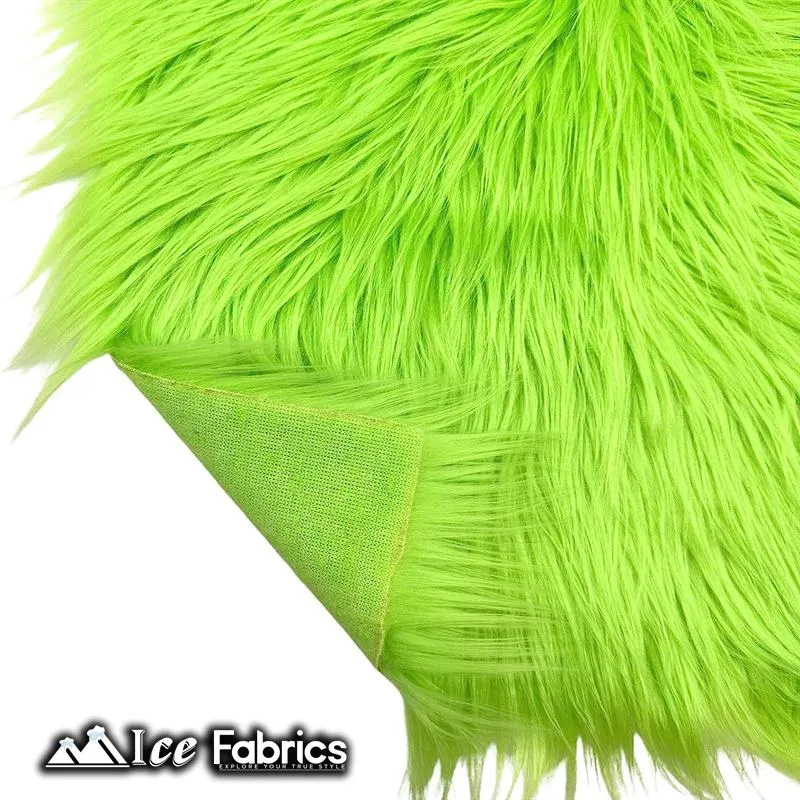 IceFabrics Square Shaggy Long Pile Faux Fur Fabric