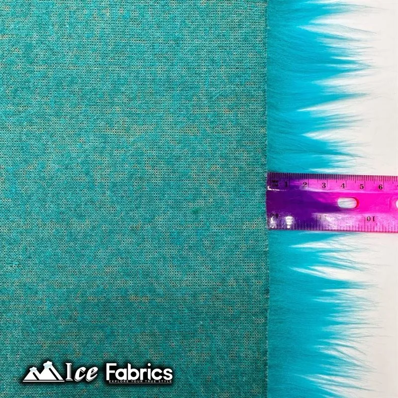 IceFabrics Square Shaggy Long Pile Faux Fur Fabric