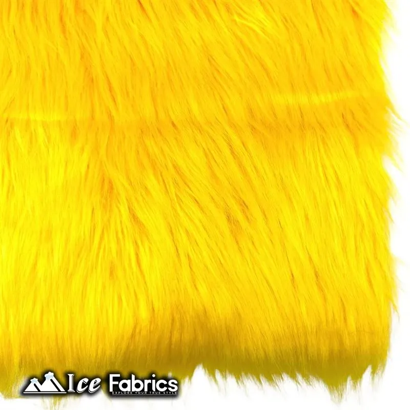 IceFabrics Square Shaggy Long Pile Faux Fur Fabric