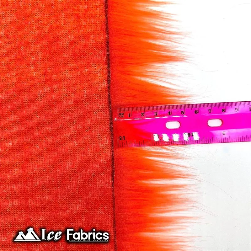 IceFabrics Square Shaggy Long Pile Faux Fur Fabric