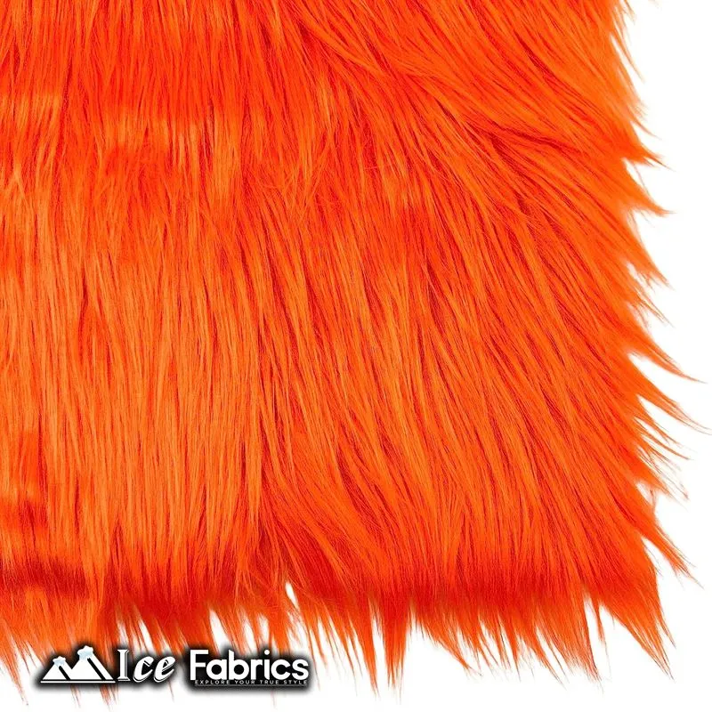 IceFabrics Square Shaggy Long Pile Faux Fur Fabric