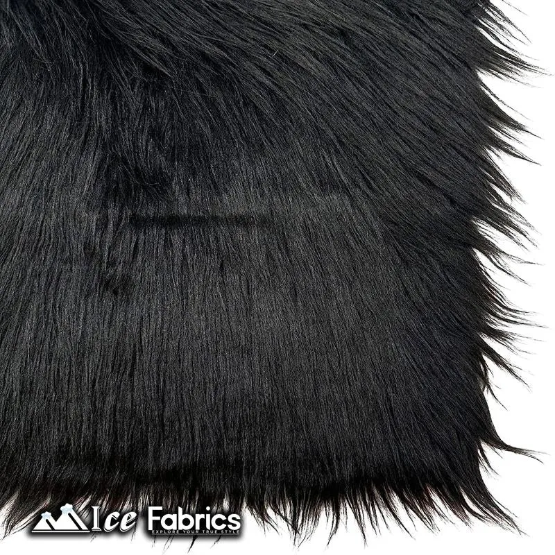 IceFabrics Square Shaggy Long Pile Faux Fur Fabric