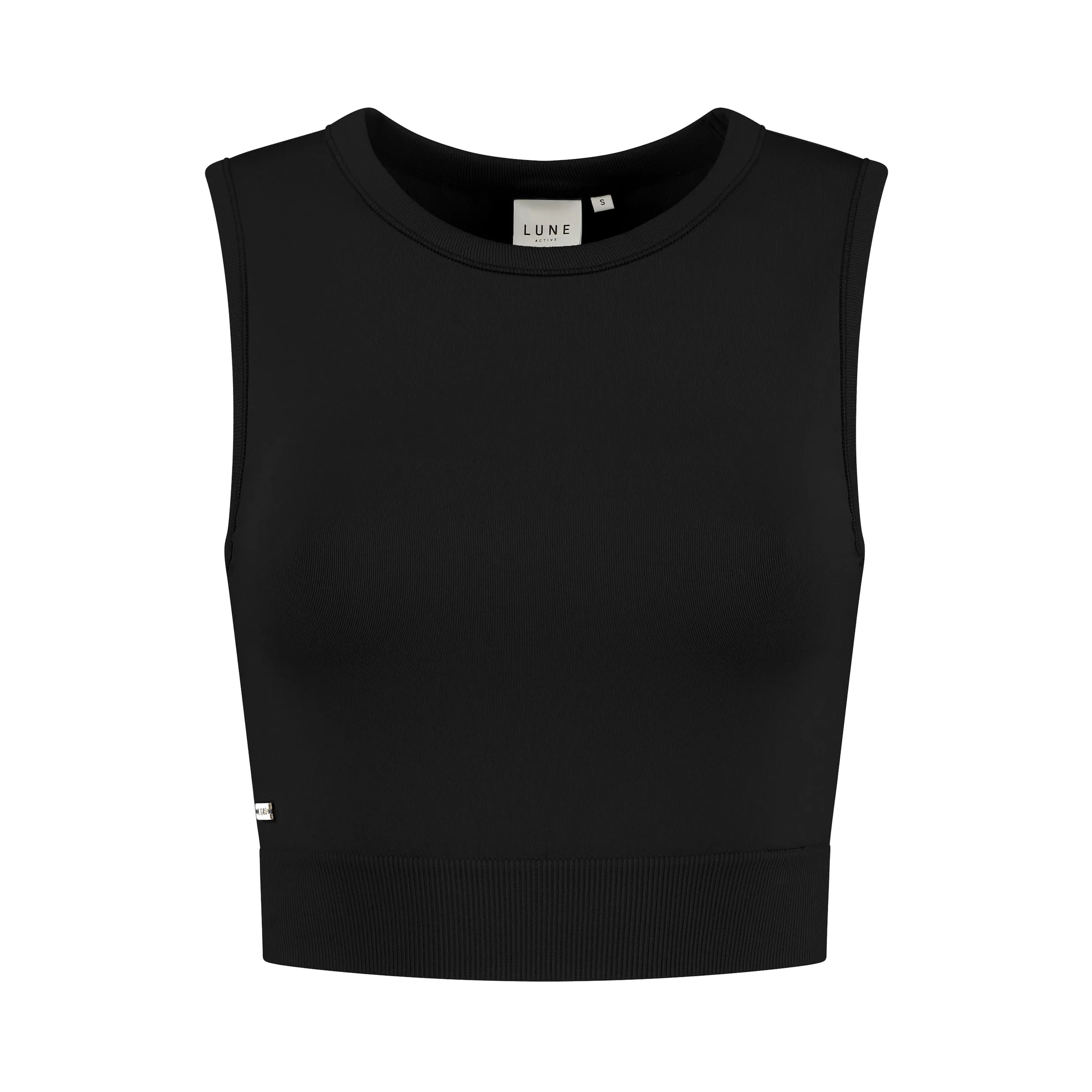 Julia Soft Stretch Sleeveles top - Black