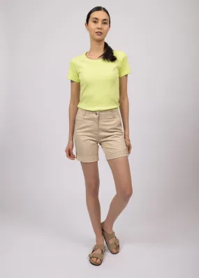 Marie Bermuda shorts - in cotton gabardine (PLAGE)