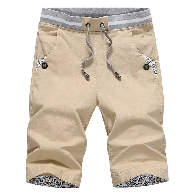 NEWEST SUMMER CASUAL MEN'S SHORTS 100% COTTON BEACH SHORTS