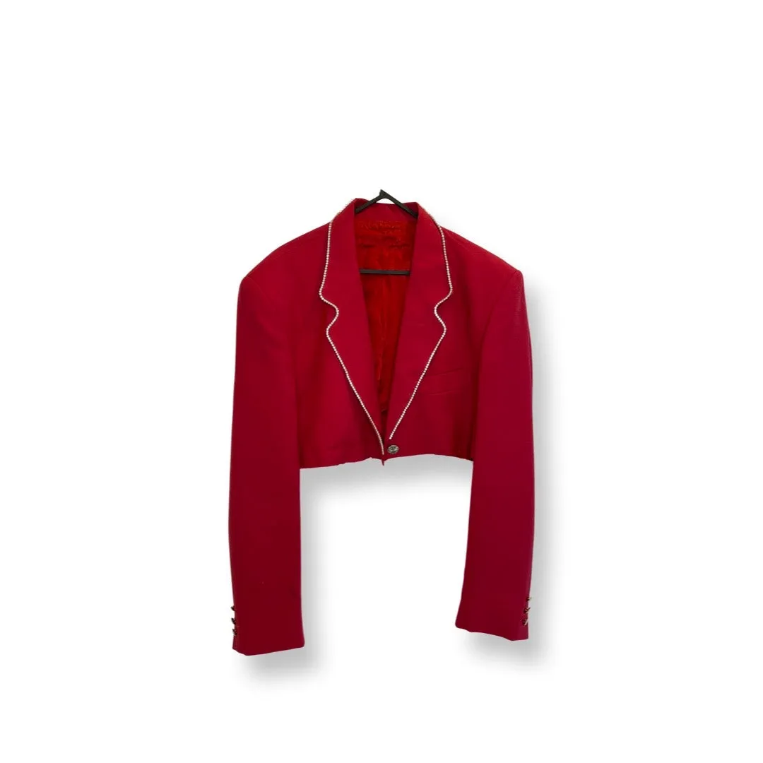 Olivier crop blazer