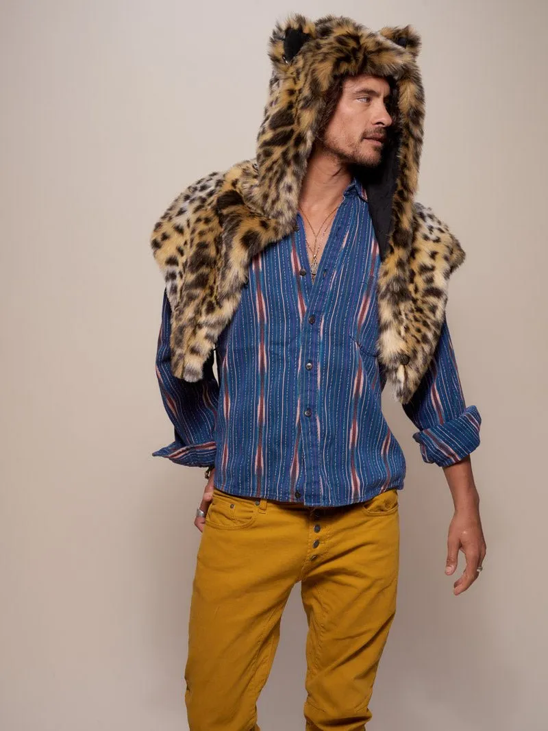 SpiritHood Cheetah Faux Fur Shawl