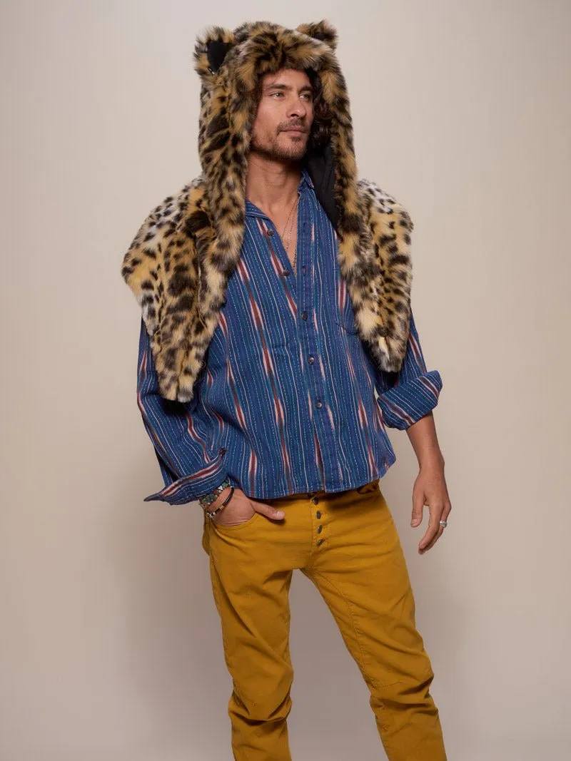 SpiritHood Cheetah Faux Fur Shawl