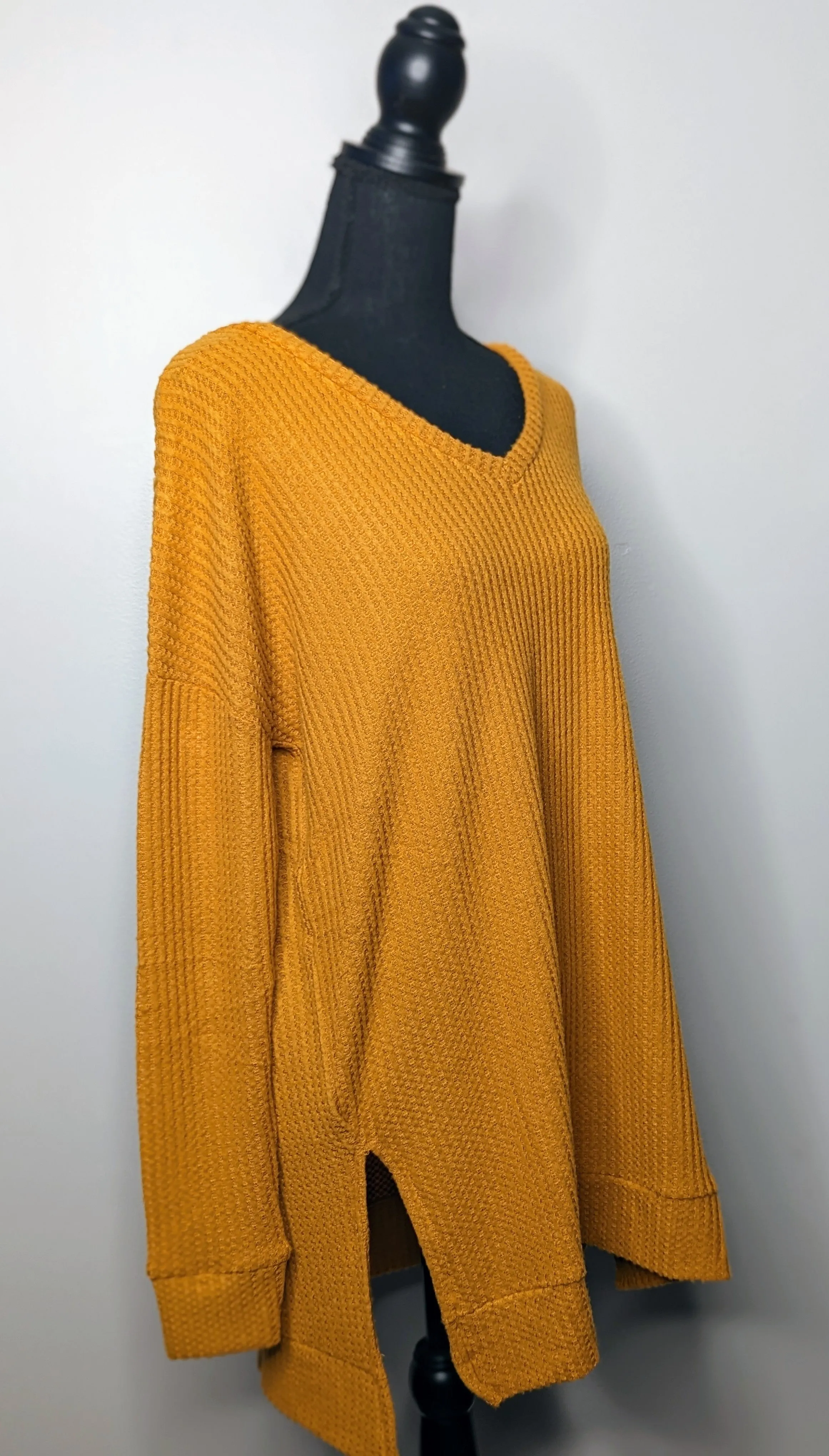 V-Neck Tunic Sweater