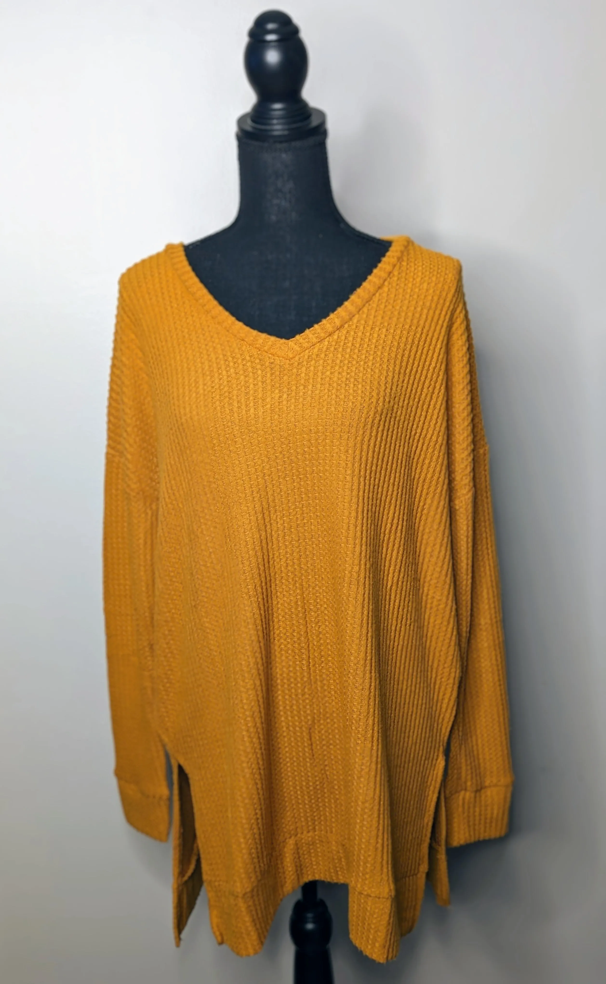 V-Neck Tunic Sweater