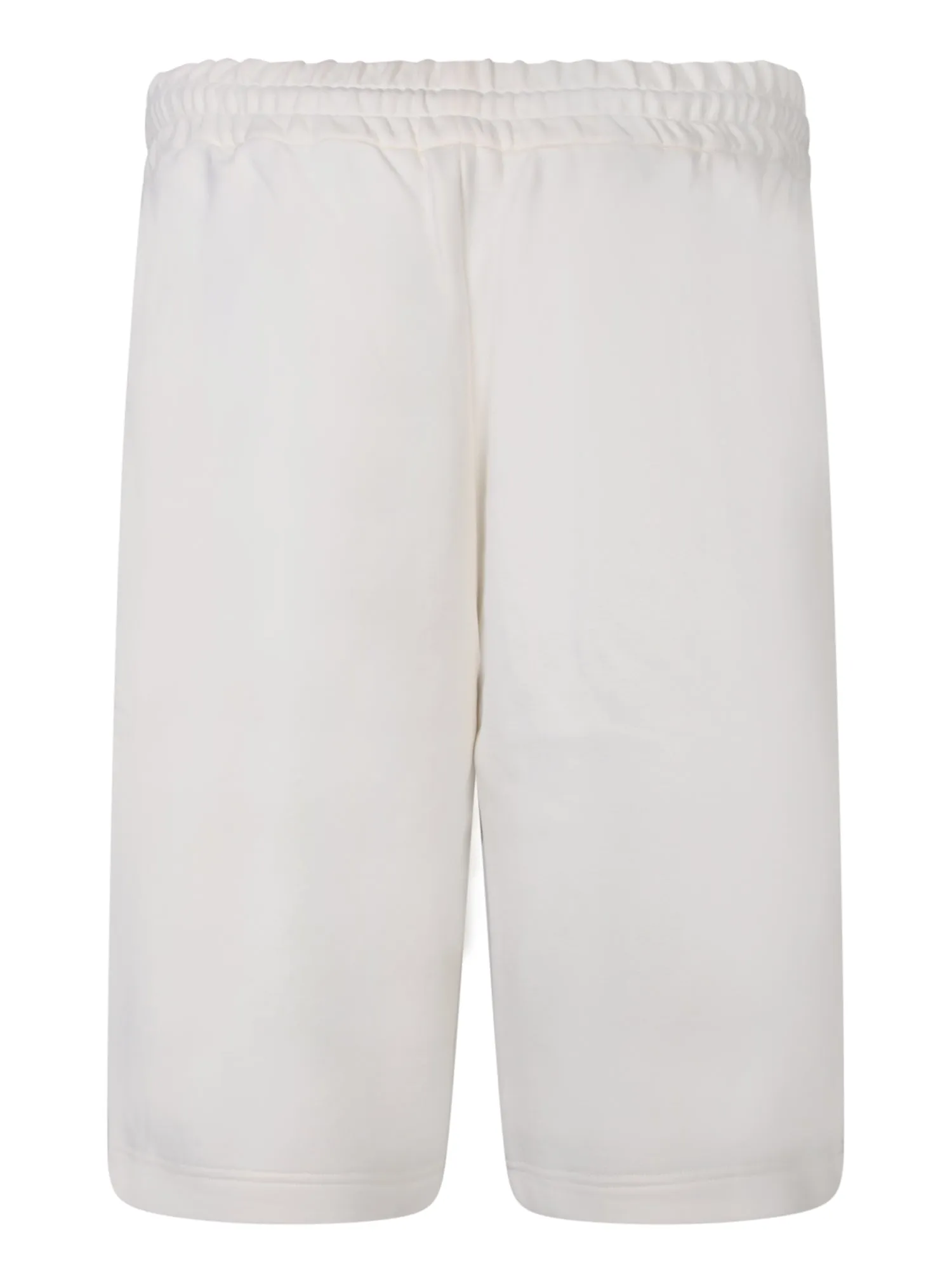 White Activewear Bermuda Shorts