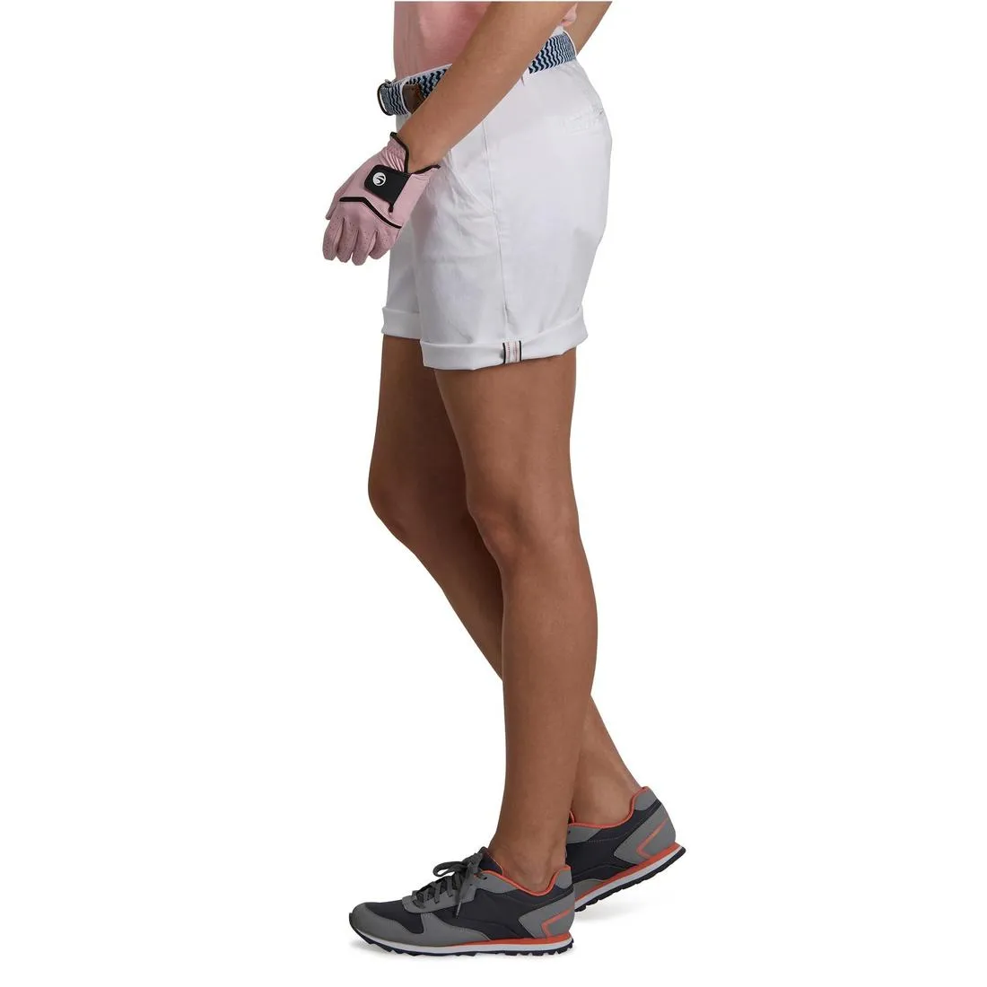 Women Golf Shorts 500 - White