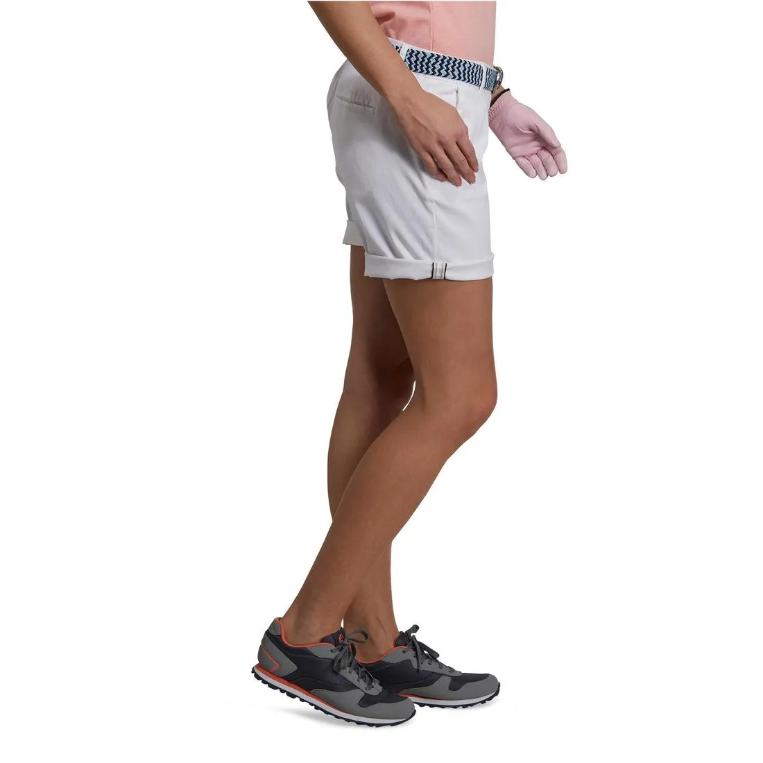 Women Golf Shorts 500 - White