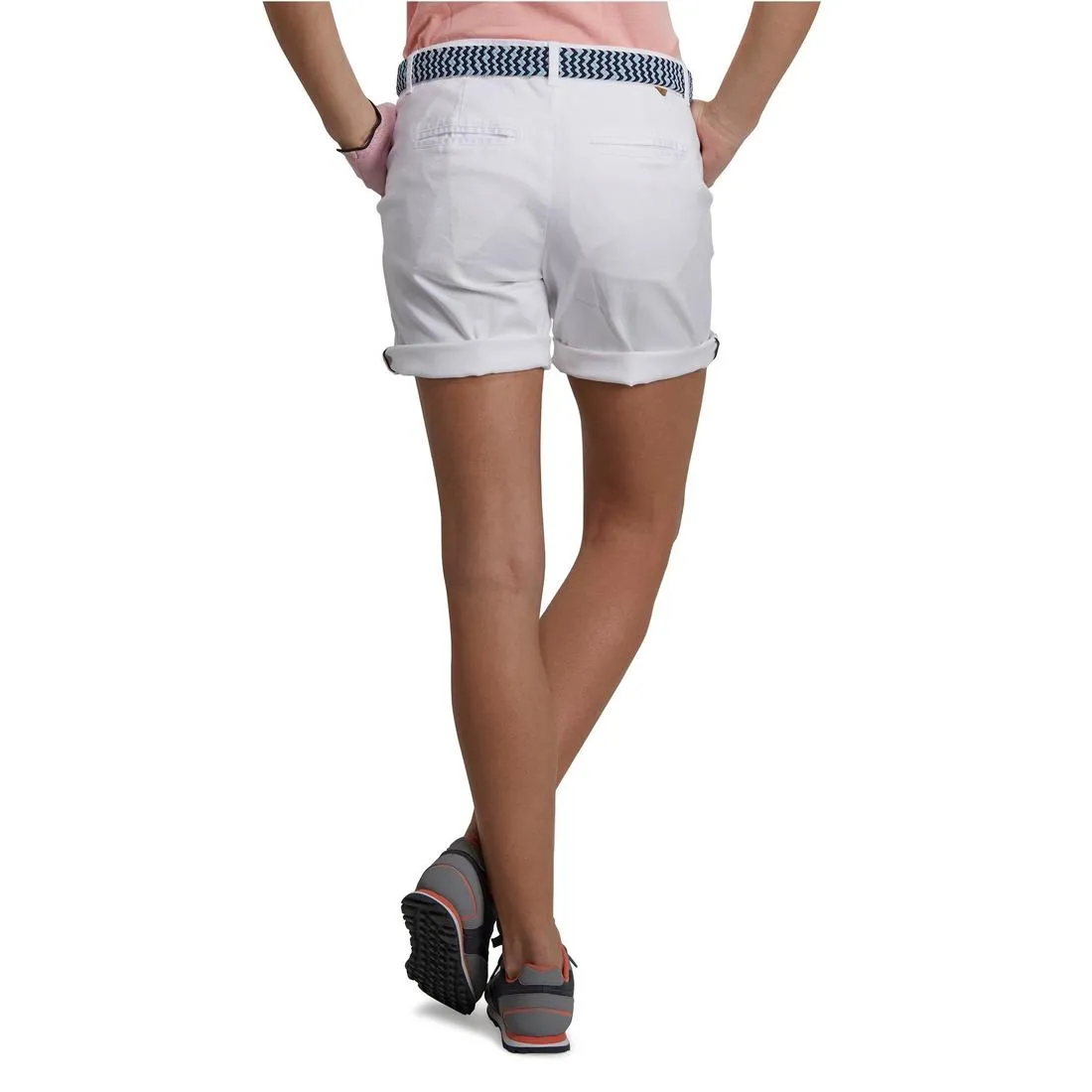 Women Golf Shorts 500 - White