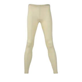 Women's Merino Wool & Silk Leggings - Wheat